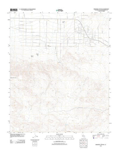 Bighorn Canyon, CA (2012, 24000-Scale) Preview 1