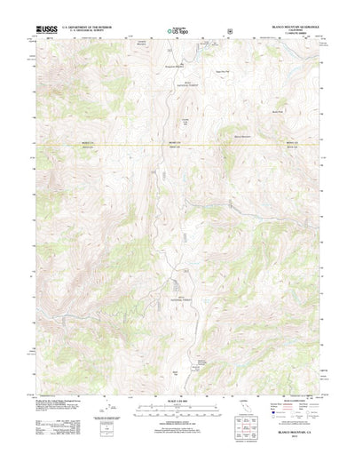 Blanco Mountain, CA (2012, 24000-Scale) Preview 1