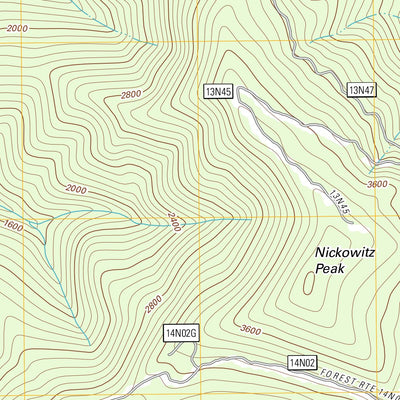 Blue Creek Mountain, CA (2012, 24000-Scale) Preview 3