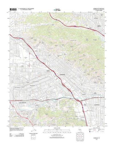 Burbank, CA (2012, 24000-Scale) Preview 1