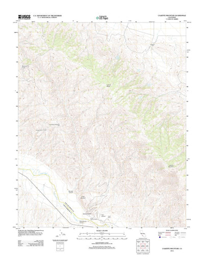 Caliente Mountain, CA (2012, 24000-Scale) Preview 1