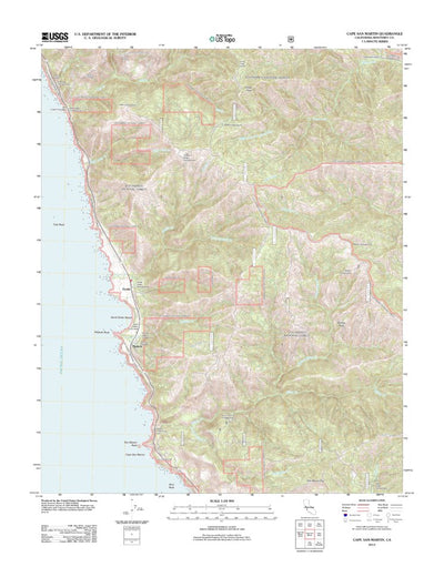 Cape San Martin, CA (2012, 24000-Scale) Preview 1