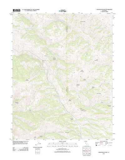 Cedar Mountain, CA (2012, 24000-Scale) Preview 1