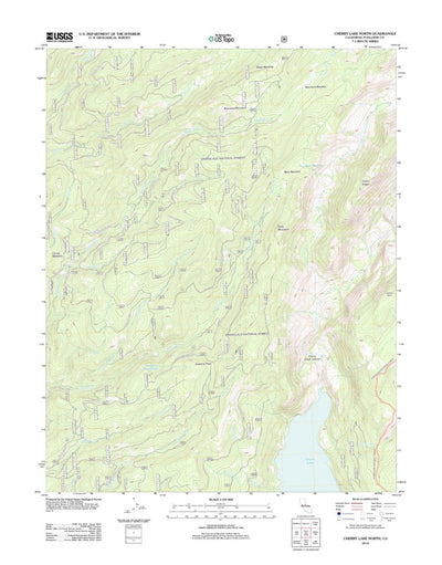Cherry Lake North, CA (2012, 24000-Scale) Preview 1