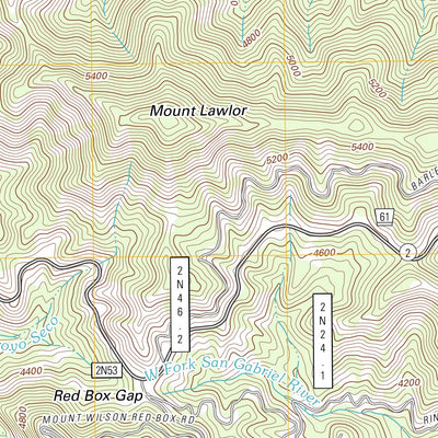 Chilao Flat, CA (2012, 24000-Scale) Preview 3
