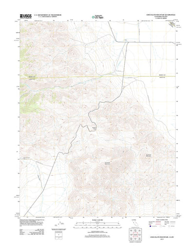 Chocolate Mountain, CA-NV (2012, 24000-Scale) Preview 1