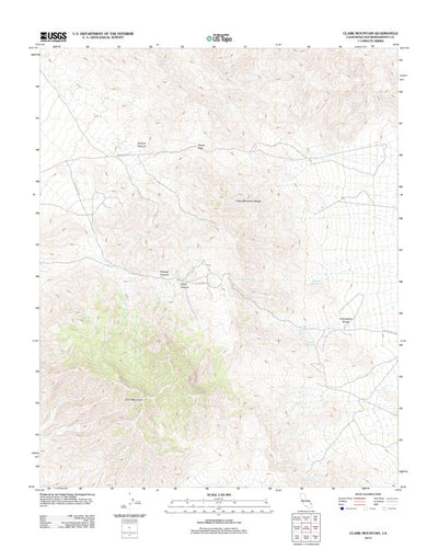Clark Mountain, CA (2012, 24000-Scale) Preview 1
