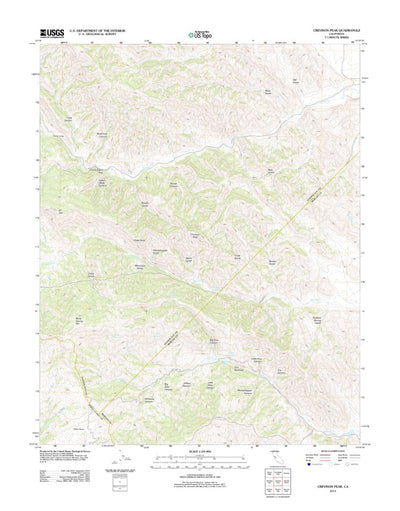 Crevison Peak, CA (2012, 24000-Scale) Preview 1