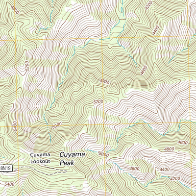Cuyama Peak, CA (2012, 24000-Scale) Preview 3