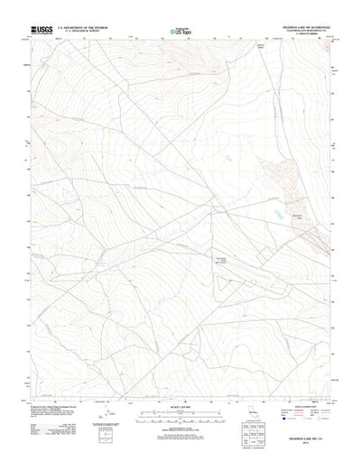 Deadman Lake SW, CA (2012, 24000-Scale) Preview 1