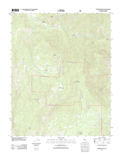 Dennison Peak, CA (2012, 24000-Scale) Preview 1