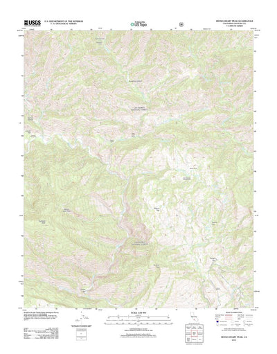 Devils Heart Peak, CA (2012, 24000-Scale) Preview 1