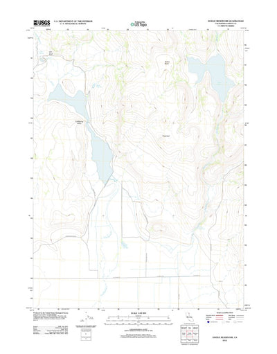 Dodge Reservoir, CA (2012, 24000-Scale) Preview 1