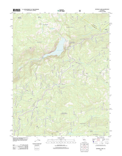 Donnell Lake, CA (2012, 24000-Scale) Preview 1