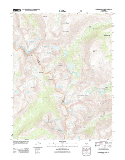 Dunderberg Peak, CA (2012, 24000-Scale) Preview 1