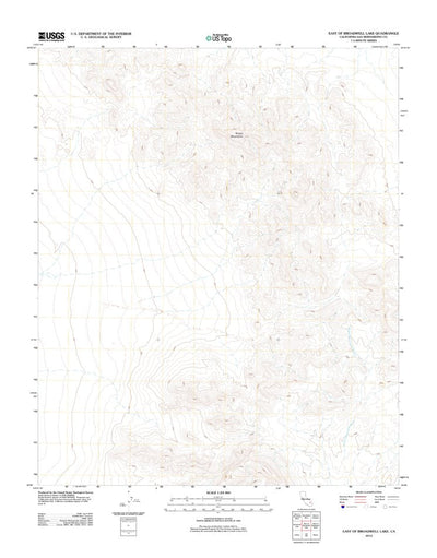 East Of Broadwell Lake, CA (2012, 24000-Scale) Preview 1