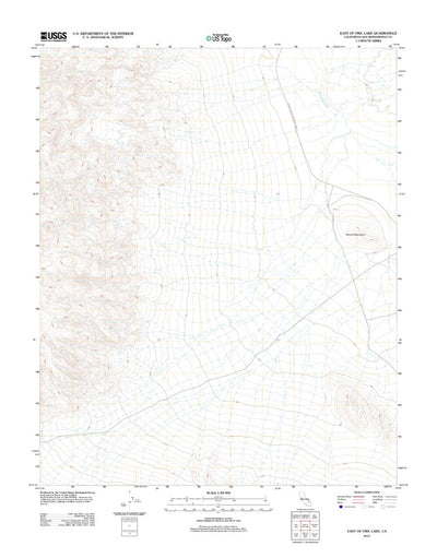 East Of Owl Lake, CA (2012, 24000-Scale) Preview 1