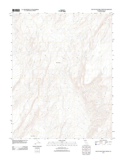 East Of Waucoba Canyon, CA (2012, 24000-Scale) Preview 1