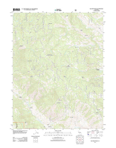 Elk Mountain, CA (2012, 24000-Scale) Preview 1