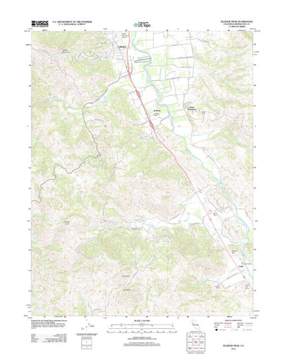 Elledge Peak, CA (2012, 24000-Scale) Preview 1