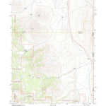Evans Canyon, CA-NV (2012, 24000-Scale) Preview 1