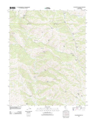 Eylar Mountain, CA (2012, 24000-Scale) Preview 1