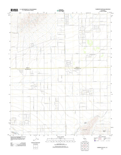 Fairmont Butte, CA (2012, 24000-Scale) Preview 1