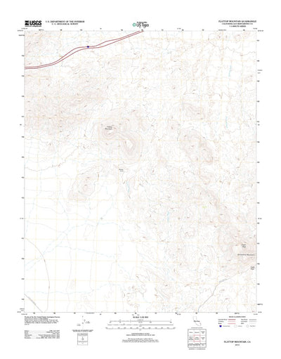 Flattop Mountain, CA (2012, 24000-Scale) Preview 1