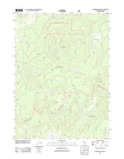 Garner Mountain, CA (2012, 24000-Scale) Preview 1