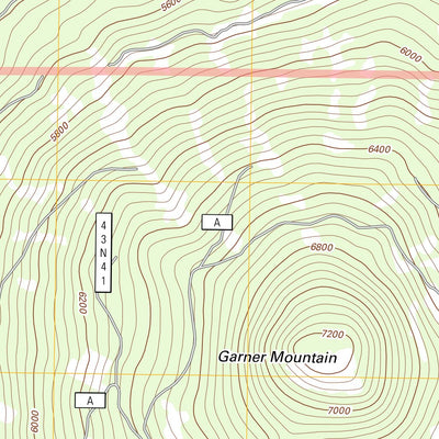 Garner Mountain, CA (2012, 24000-Scale) Preview 3