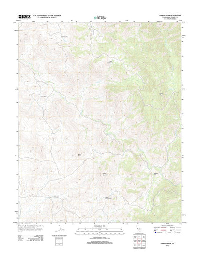 Gibbon Peak, CA (2012, 24000-Scale) Preview 1