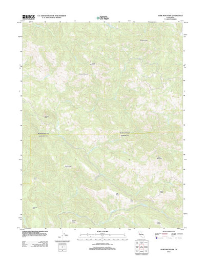 Gube Mountain, CA (2012, 24000-Scale) Preview 1