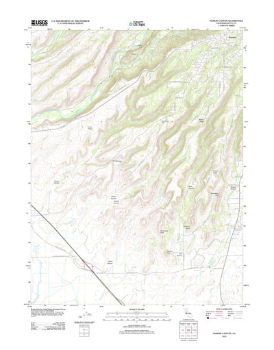 Hamlin Canyon, CA (2012, 24000-Scale) Preview 1