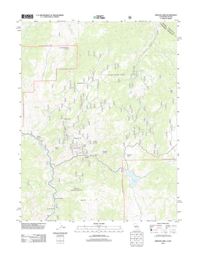 Heenan Lake, CA-NV (2012, 24000-Scale) Preview 1