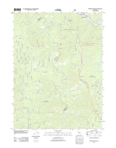 Hennessy Peak, CA (2012, 24000-Scale) Preview 1