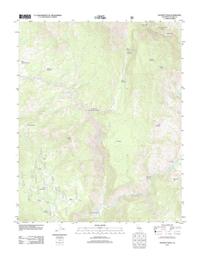 Hockett Peak, CA (2012, 24000-Scale) Preview 1