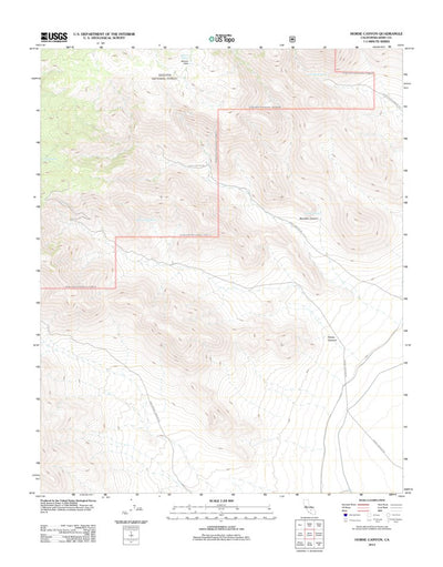 Horse Canyon, CA (2012, 24000-Scale) Preview 1