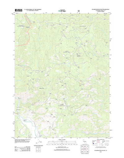 Hyampom Mountain, CA (2012, 24000-Scale) Preview 1