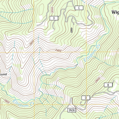 Hyampom Mountain, CA (2012, 24000-Scale) Preview 3
