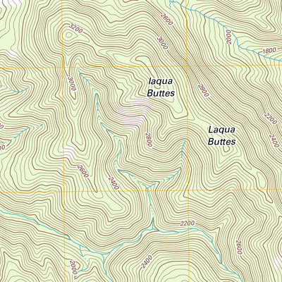 Iaqua Buttes, CA (2012, 24000-Scale) Preview 3
