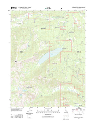 Independence Lake, CA (2012, 24000-Scale) Preview 1