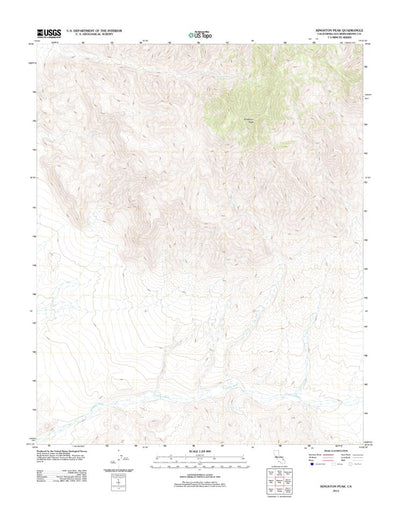 Kingston Peak, CA (2012, 24000-Scale) Preview 1