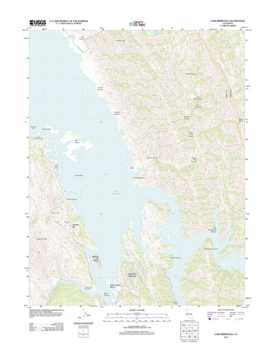 Lake Berryessa, CA (2012, 24000-Scale) Preview 1