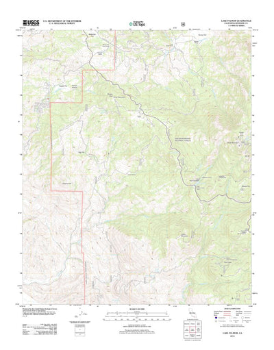 Lake Fulmor, CA (2012, 24000-Scale) Preview 1