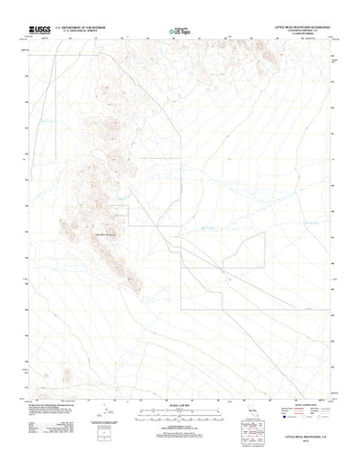 Little Mule Mountains, CA (2012, 24000-Scale) Preview 1