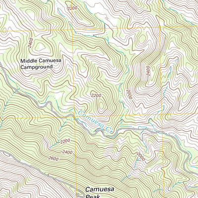 Little Pine Mountain, CA (2012, 24000-Scale) Preview 2