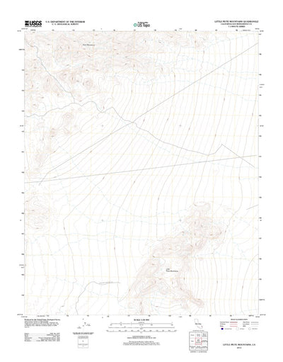 Little Piute Mountains, CA (2012, 24000-Scale) Preview 1