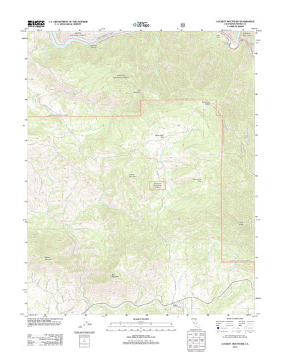 Luckett Mountain, CA (2012, 24000-Scale) Preview 1