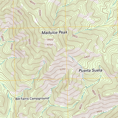 Madulce Peak, CA (2012, 24000-Scale) Preview 3