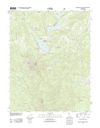 Mammoth Pool Dam, CA (2012, 24000-Scale) Preview 1